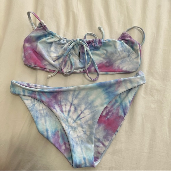 Skatie Other - Skatie Demi Top Bikini Set in Bonnaroo Tie Dye / S